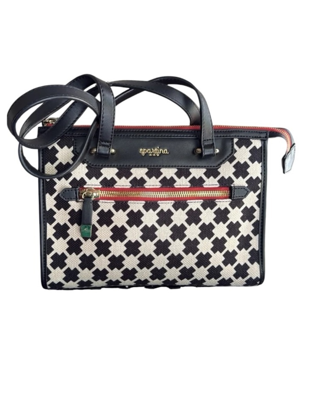 Spartina 449 Ellis Bella Black & White Shoulder Bag